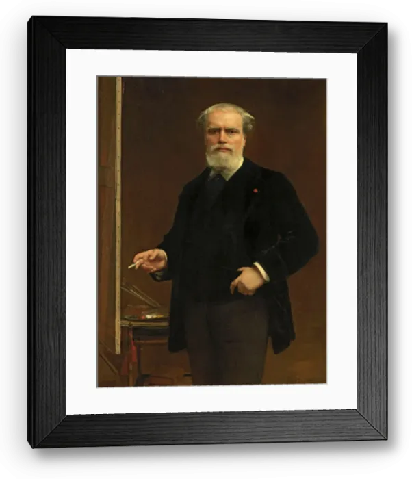 Framed Print : Self Portrait, 1885. Creator: Alexandre Cabanel Framed Print : Self Portrait, 1885. Creator: Alexandre Cabanel