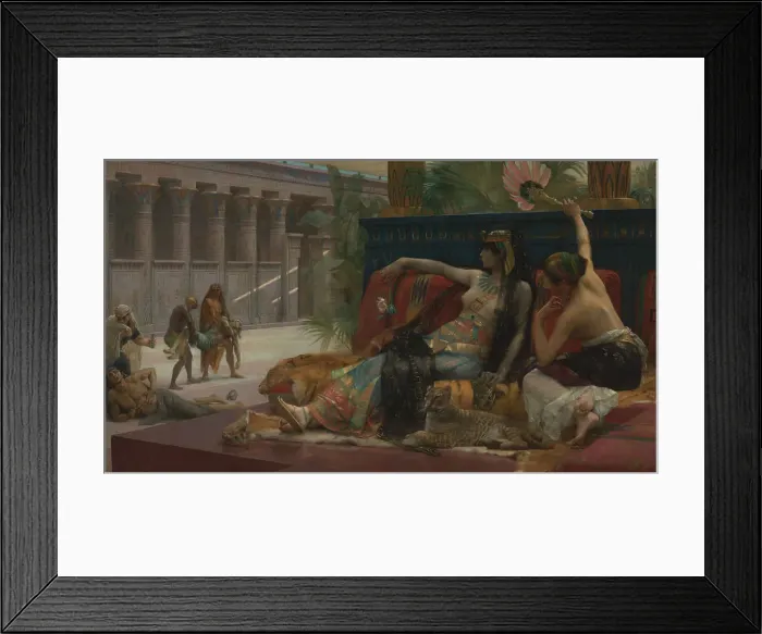 Framed Print : Cleopatra, 1887. Creator: Alexandre Cabanel Framed Print : Cleopatra, 1887. Creator: Alexandre Cabanel