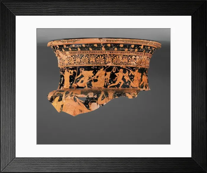 Framed Print : Attic Red-Figure Volute Krater, about 445-430 BC. Creator: Polygnotos Framed Print : Attic Red-Figure Volute Krater, about 445-430 BC. Creator: Polygnotos
