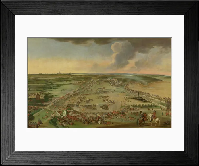 Framed Print : Battle of Ekeren, 1703. Creator: Constantyn Francken Framed Print : Battle of Ekeren, 1703. Creator: Constantyn Francken