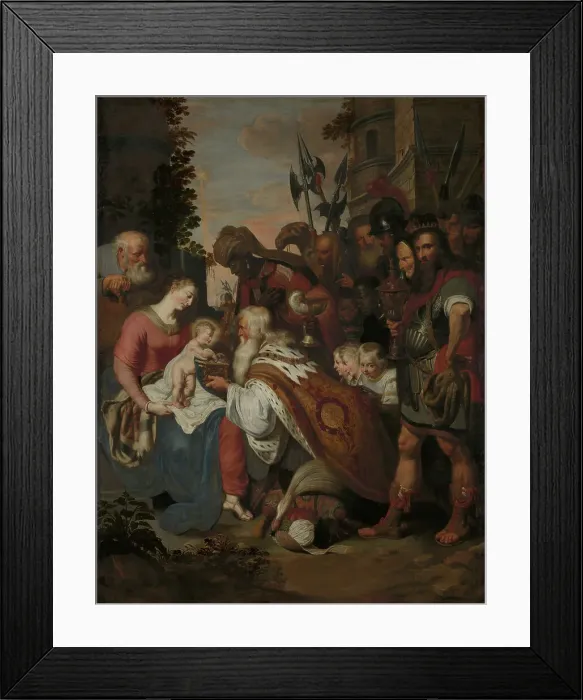 Framed Print : The Adoration of the Magi, early-mid 17th century. Creator: Artus Wolfordt Framed Print : The Adoration of the Magi, early-mid 17th century. Creator: Artus Wolfordt