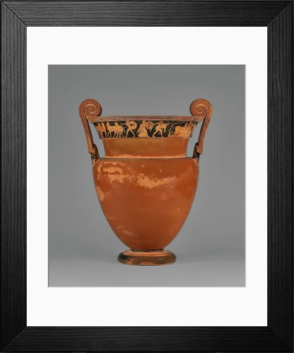 Framed Print : Attic Red-Figure Volute Krater, 480-470 BC. Creator: Kleophrades Painter Framed Print : Attic Red-Figure Volute Krater, 480-470 BC. Creator: Kleophrades Painter