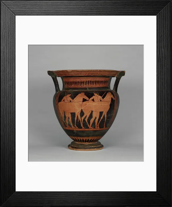 Framed Print : Attic Red-Figure Column Krater, about 480 BC. Creator: Myson Framed Print : Attic Red-Figure Column Krater, about 480 BC. Creator: Myson