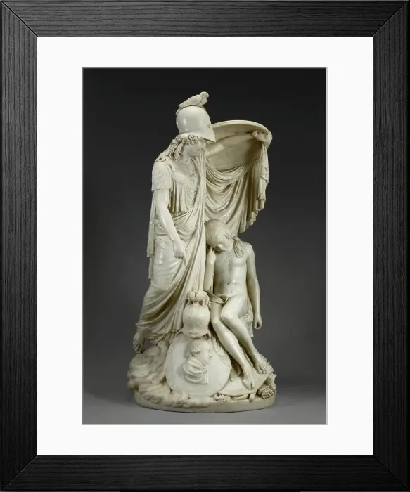 Framed Print : Allegorical Portrait of the van Risamburgh Family, 1790. Creator: Joseph Chinard Framed Print : Allegorical Portrait of the van Risamburgh Family, 1790. Creator: Joseph Chinard