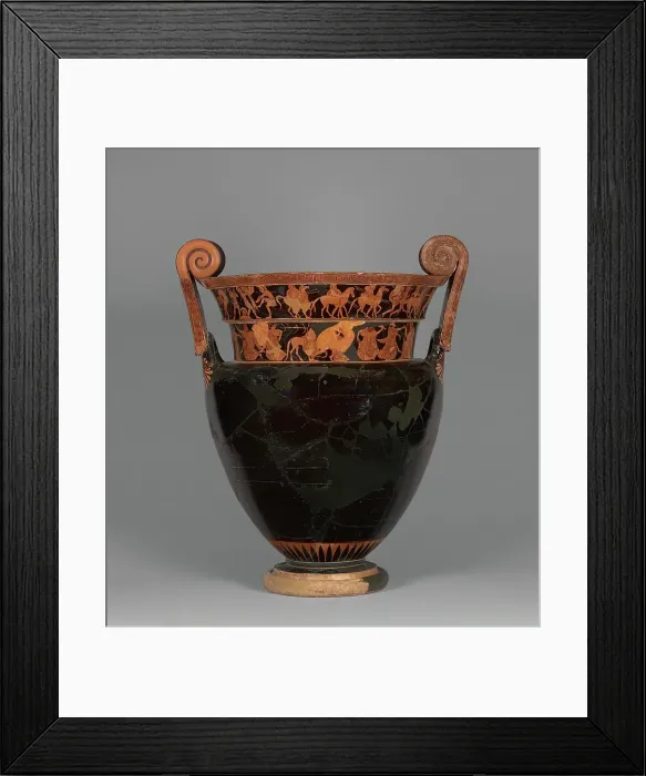 Framed Print : Attic Red-Figure Volute Krater, 500-480 BC. Creator: Kleophrades Painter Framed Print : Attic Red-Figure Volute Krater, 500-480 BC. Creator: Kleophrades Painter