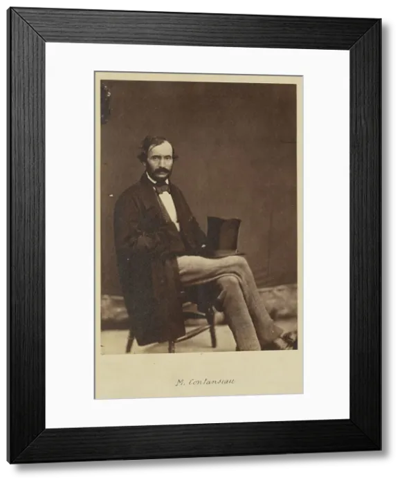 Framed Print : Leon Contanseau, about 1857-1859. Creator: Unknown Framed Print : Leon Contanseau, about 1857-1859. Creator: Unknown
