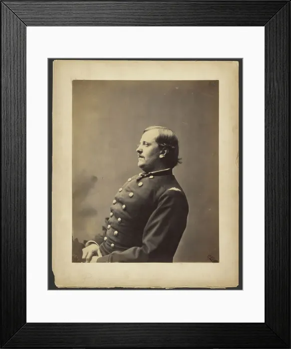 Framed Print : Portrait of Colonel Parker, 1861-1865. Creator: Unknown Framed Print : Portrait of Colonel Parker, 1861-1865. Creator: Unknown