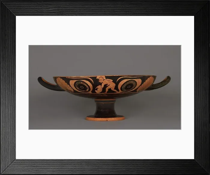 Framed Print : Attic Bilingual Eye Cup, about 510 BC. Creator: Pheidippos Framed Print : Attic Bilingual Eye Cup, about 510 BC. Creator: Pheidippos