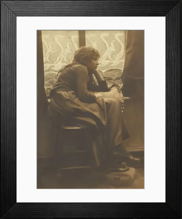 Framed Print : La Fille du Pecheur (The Fisherman's Daughter), about 1900. Creator: Frank Meadow Sutcliffe Framed Print : La Fille du Pecheur (The Fisherman's Daughter), about 1900. Creator: Frank Meadow Sutcliffe
