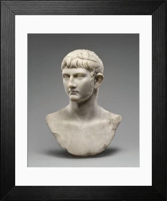 Framed Print : Bust of Germanicus, A.D. 20-40. Creator: Unknown Framed Print : Bust of Germanicus, A.D. 20-40. Creator: Unknown