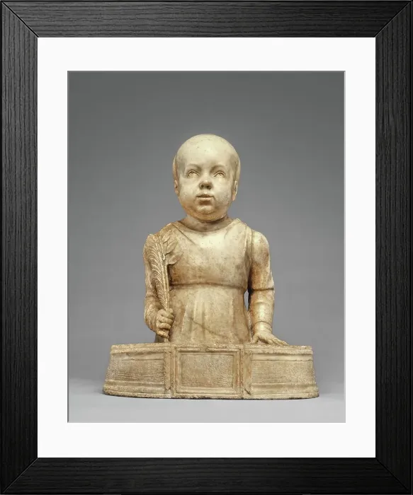 Framed Print : Bust of Simon of Trent, about 1475-1480. Creator: Antonio Rizzo Framed Print : Bust of Simon of Trent, about 1475-1480. Creator: Antonio Rizzo