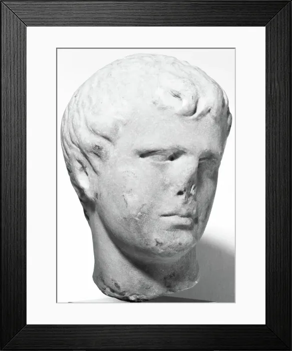 Framed Print : Imitation of a Roman Male Portrait, 1900. Creator: Unknown Framed Print : Imitation of a Roman Male Portrait, 1900. Creator: Unknown