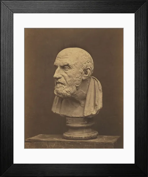 Framed Print : Chrysippos, about 1853-1859. Creator: Roger Fenton Framed Print : Chrysippos, about 1853-1859. Creator: Roger Fenton