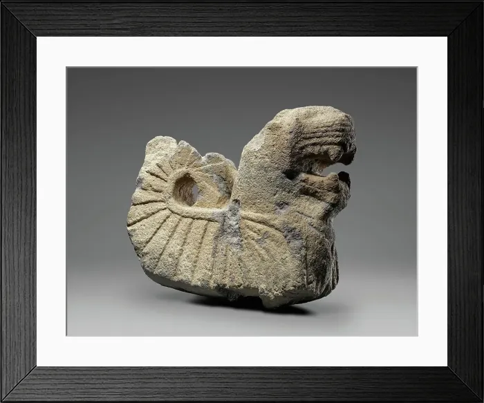 Framed Print : Fragmentary Winged Lion, 6th century B.C. Creator: Unknown Framed Print : Fragmentary Winged Lion, 6th century B.C. Creator: Unknown
