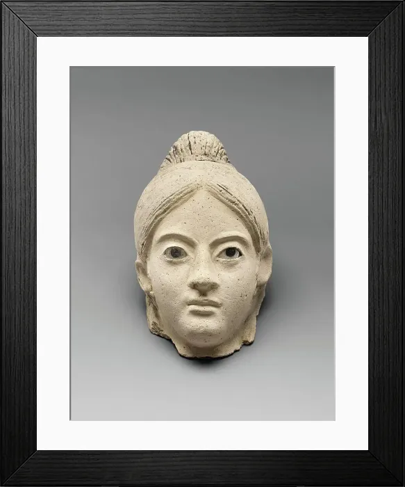 Framed Print : Mummy Mask, A.D. 150-200. Creator: Unknown Framed Print : Mummy Mask, A.D. 150-200. Creator: Unknown