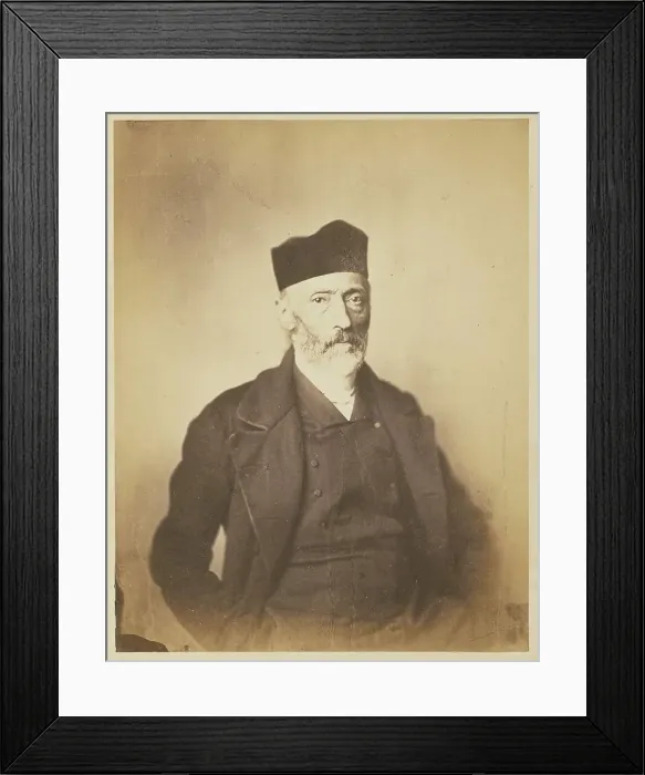Framed Print : Portrait or self-portrait of Achille Deveria, about 1850-1855. Creators: Achille Deveria, Theodule Deveria Framed Print : Portrait or self-portrait of Achille Deveria, about 1850-1855. Creators: Achille Deveria, Theodule Deveria