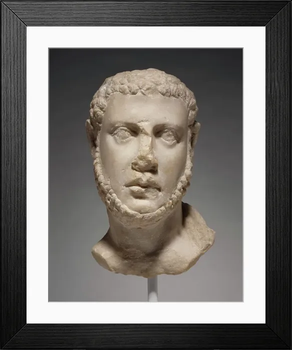Framed Print : Head of a Ptolemy, 2nd century B.C. Creator: Unknown Framed Print : Head of a Ptolemy, 2nd century B.C. Creator: Unknown