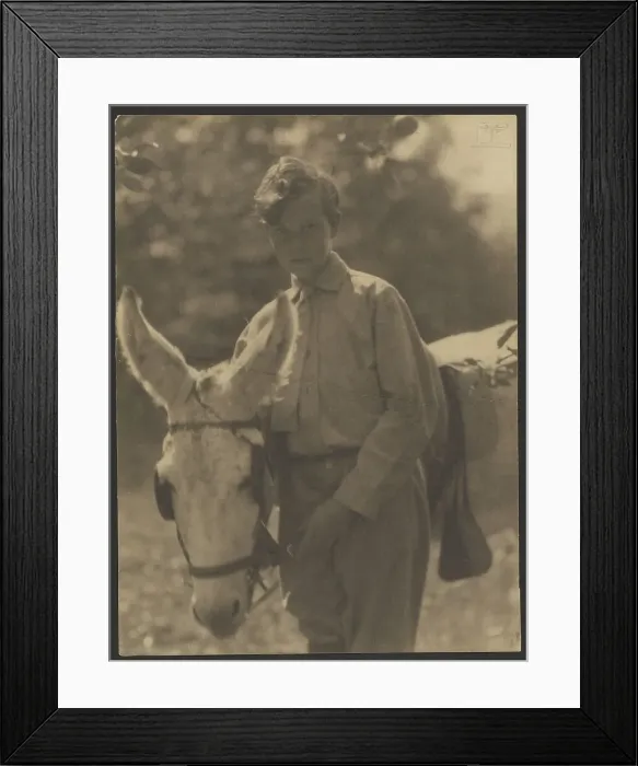 Framed Print : Ben and Bijan, 1904-1921. Creator: Eva Watson-Schutze Framed Print : Ben and Bijan, 1904-1921. Creator: Eva Watson-Schutze
