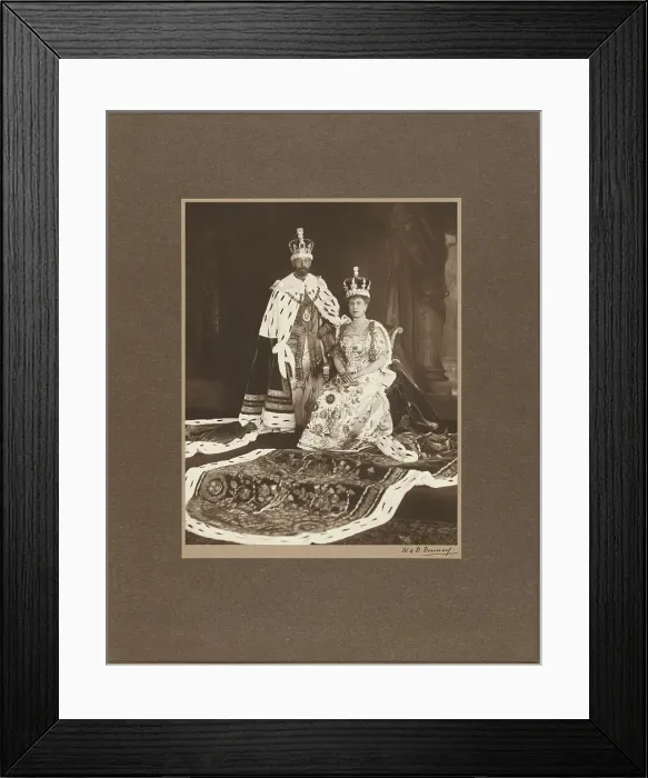 Framed Print : Coronation of King George V and Queen Mary, 1911. Creator: William Downey