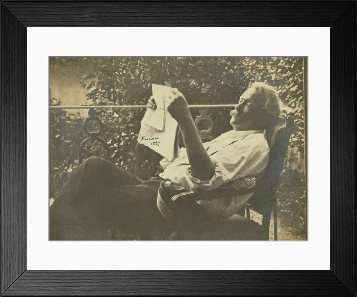 Framed Print : Felix Nadar in Florence, negative 1883; print about 1900. Creator: Unknown Framed Print : Felix Nadar in Florence, negative 1883; print about 1900. Creator: Unknown