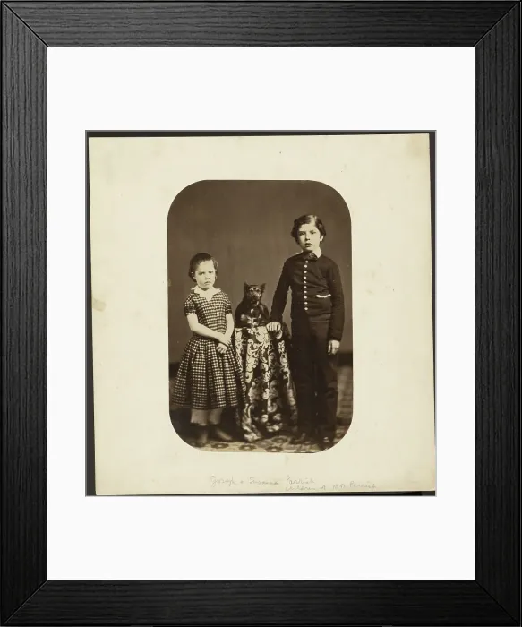 Framed Print : Joseph and Susanna Parrish, 1860s. Creator: Frederick Gutekunst Framed Print : Joseph and Susanna Parrish, 1860s. Creator: Frederick Gutekunst