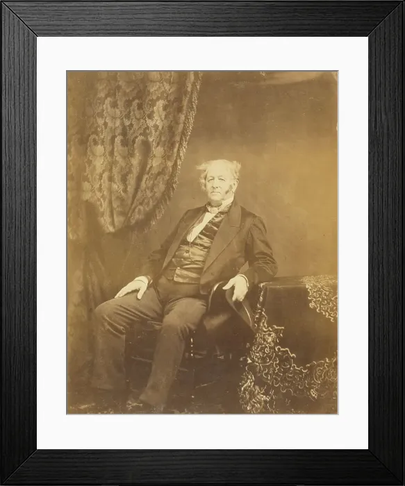 Framed Print : Portrait of a man, about 1860-1874. Creator: Charles Henry Williamson Framed Print : Portrait of a man, about 1860-1874. Creator: Charles Henry Williamson