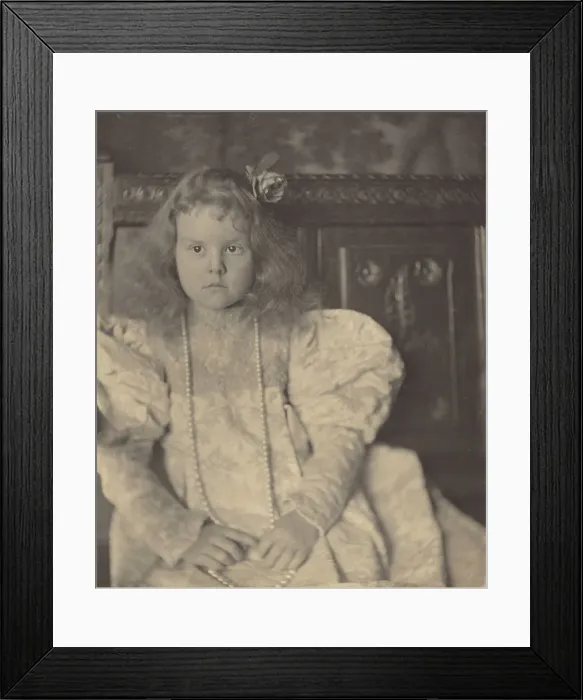 Framed Print : Helen Sears, 1895. Creator: Sarah Choate Sears Framed Print : Helen Sears, 1895. Creator: Sarah Choate Sears