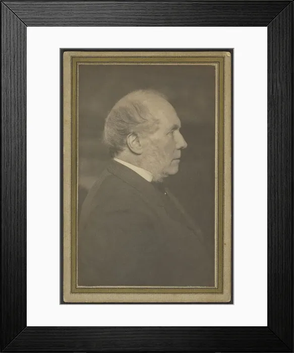 Framed Print : W.P. Frith, R.A. 1880s-1890s. Creator: Frederick Hollyer Framed Print : W.P. Frith, R.A. 1880s-1890s. Creator: Frederick Hollyer