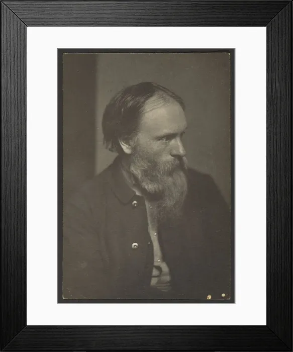 Framed Print : Sir E. Burne-Jones, about 1880-1890. Creator: Frederick Hollyer Framed Print : Sir E. Burne-Jones, about 1880-1890. Creator: Frederick Hollyer