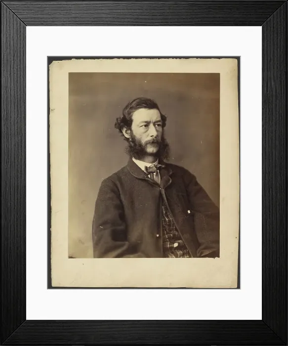 Framed Print : Portrait of an unidentified man, about 1862. Creator: Alexander Gardner Framed Print : Portrait of an unidentified man, about 1862. Creator: Alexander Gardner