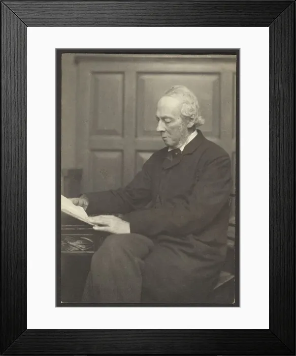 Framed Print : Aubrey de Vere, 1880s-1890s. Creator: Frederick Hollyer Framed Print : Aubrey de Vere, 1880s-1890s. Creator: Frederick Hollyer