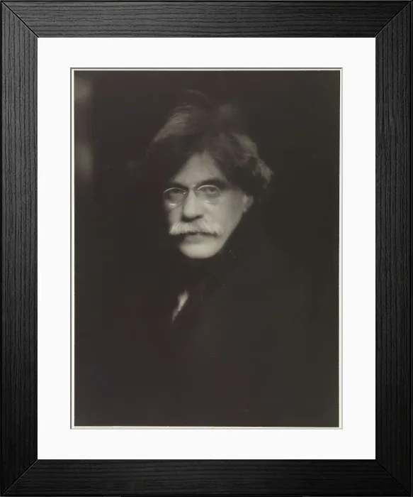 Framed Print : Self-Portrait, negative 1907; print 1930. Creator: Alfred Stieglitz Framed Print : Self-Portrait, negative 1907; print 1930. Creator: Alfred Stieglitz
