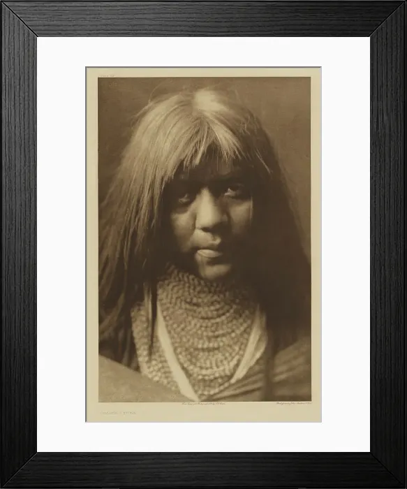 Framed Print : Hwalya-Yuma, 1907. Creator: Edward Sheriff Curtis Framed Print : Hwalya-Yuma, 1907. Creator: Edward Sheriff Curtis