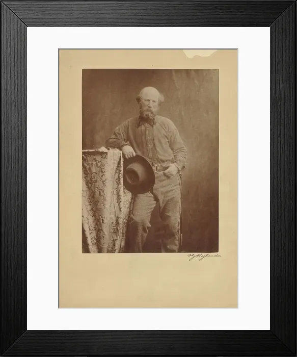 Framed Print : Self-Portrait as Giuseppe Garibaldi, about 1864. Creator: Oscar Gustav Rejlander Framed Print : Self-Portrait as Giuseppe Garibaldi, about 1864. Creator: Oscar Gustav Rejlander