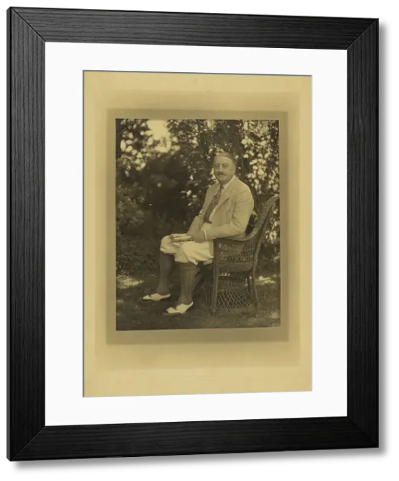 Framed Print : Portrait of a Man, 1890s. Creator: Aime Dupont Framed Print : Portrait of a Man, 1890s. Creator: Aime Dupont