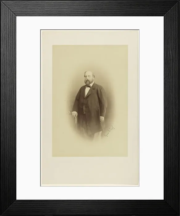 Framed Print : Count of Chambord (Comte de Chambord) / Portrait of the Count of Chambord, 1859. Creator: Gustave Le Gray Framed Print : Count of Chambord (Comte de Chambord) / Portrait of the Count of Chambord, 1859. Creator: Gustave Le Gray