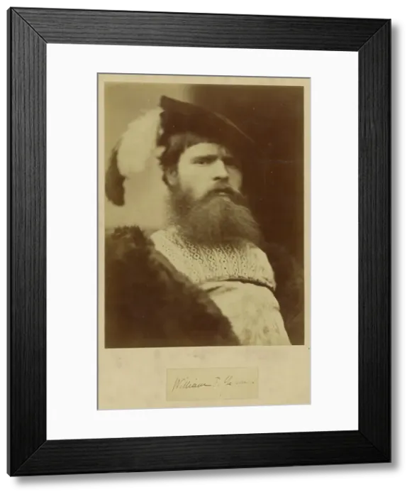 Framed Print : William F. Yeames, 1863. Creator: David Wilkie Wynfield Framed Print : William F. Yeames, 1863. Creator: David Wilkie Wynfield