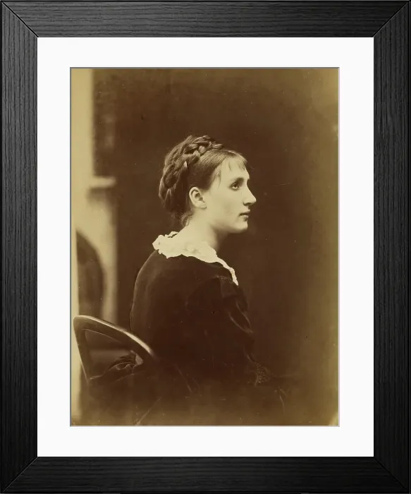 Framed Print : Portrait of a Woman, 1873. Creator: Unknown Framed Print : Portrait of a Woman, 1873. Creator: Unknown