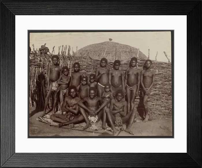 Framed Print : Young Zulus, about 1860-1880. Creator: Unknown Framed Print : Young Zulus, about 1860-1880. Creator: Unknown