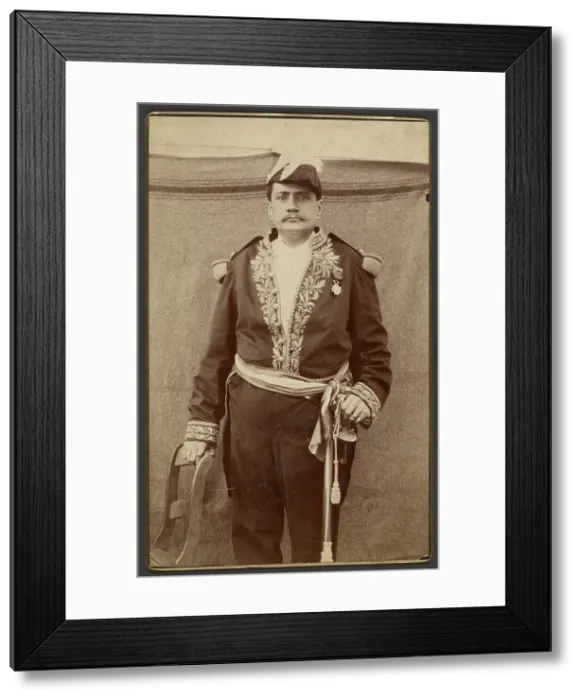 Framed Print : King Pomare, 1888. Creator: Charles Spitz Framed Print : King Pomare, 1888. Creator: Charles Spitz
