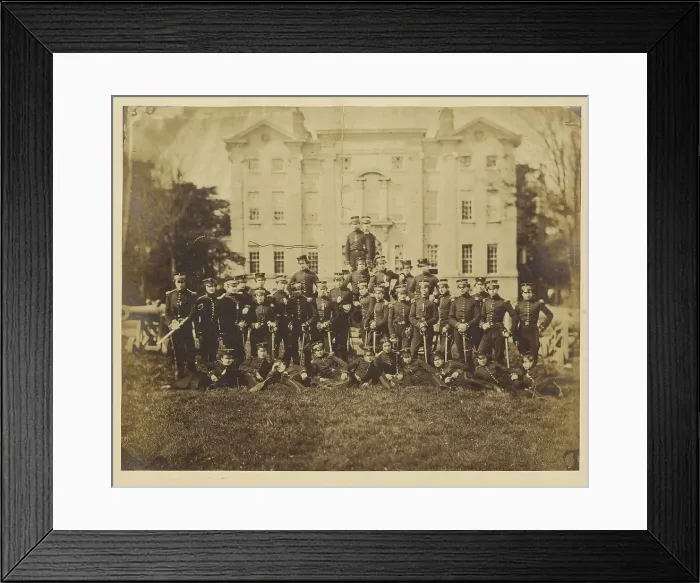 Framed Print : Class portrait, Addiscombe Military Seminary, 1857. Creator: Unknown Framed Print : Class portrait, Addiscombe Military Seminary, 1857. Creator: Unknown