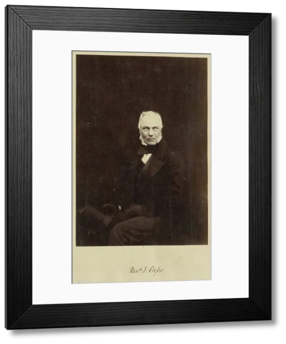 Framed Print : Reverand Jonathan Cape, about 1857-1859. Creator: Unknown Framed Print : Reverand Jonathan Cape, about 1857-1859. Creator: Unknown