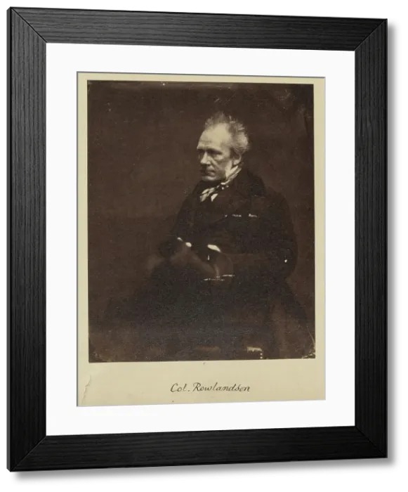 Framed Print : Colonel Rowlandson, about 1858. Creator: Unknown Framed Print : Colonel Rowlandson, about 1858. Creator: Unknown