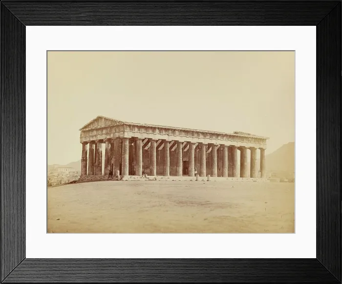Framed Print : Hephaistion, Athens, 1870-1879. Creator: Petros Moraites Framed Print : Hephaistion, Athens, 1870-1879. Creator: Petros Moraites