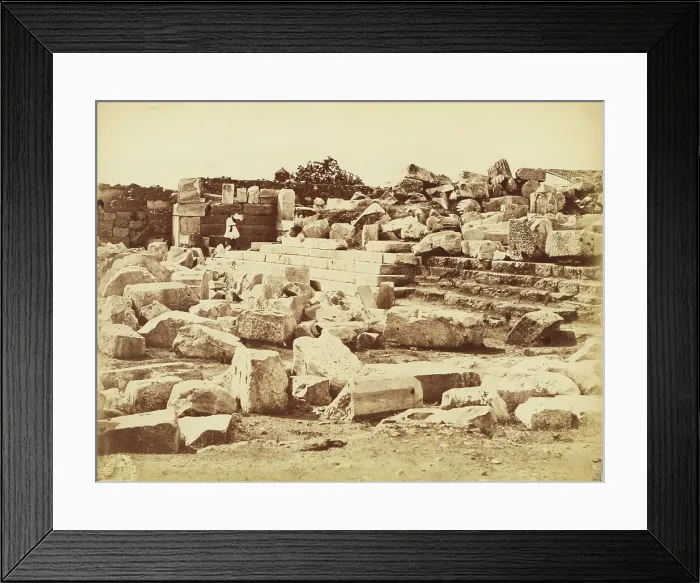 Framed Print : Eleusis, 1860s. Creator: Petros Moraites Framed Print : Eleusis, 1860s. Creator: Petros Moraites