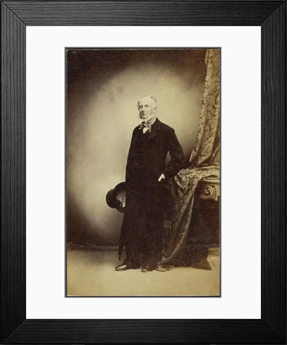 Framed Print : Portrait of a Man, late 19th century. Creator: Unknown Framed Print : Portrait of a Man, late 19th century. Creator: Unknown