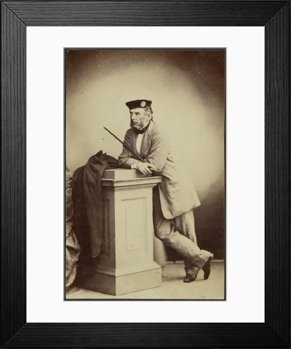 Framed Print : Portrait of a Man, late 19th century. Creator: Unknown Framed Print : Portrait of a Man, late 19th century. Creator: Unknown