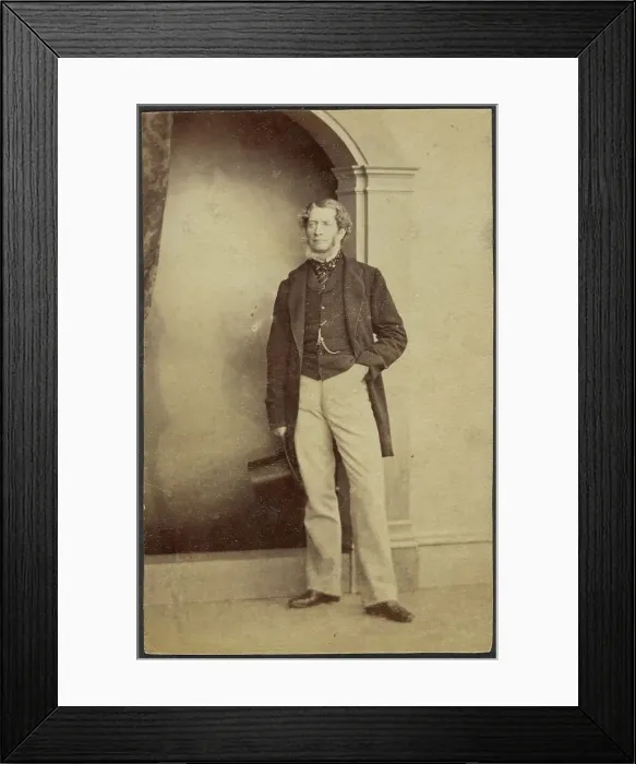 Framed Print : Portrait of a Man, late 19th century. Creator: Unknown Framed Print : Portrait of a Man, late 19th century. Creator: Unknown