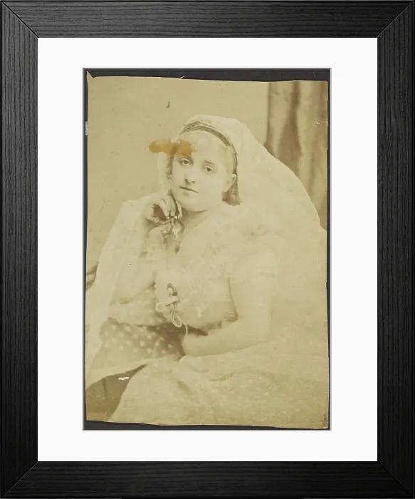 Framed Print : Kate Santley, late 19th century. Creator: Unknown Framed Print : Kate Santley, late 19th century. Creator: Unknown