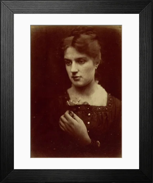 Framed Print : Marie Spartali, 1867-1868. Creator: Julia Margaret Cameron Framed Print : Marie Spartali, 1867-1868. Creator: Julia Margaret Cameron